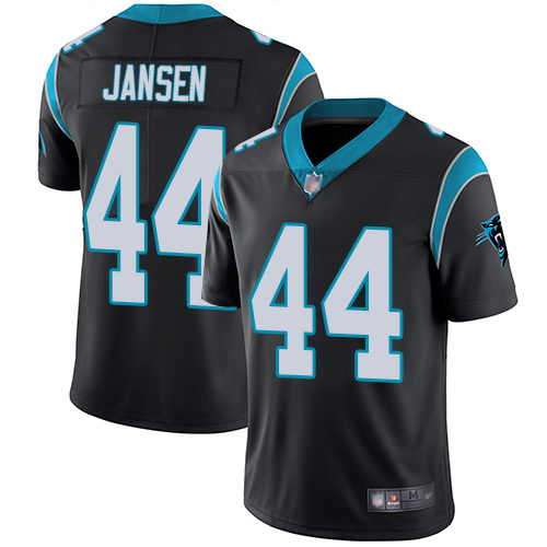 Carolina Panthers Limited Black Men J.J. Jansen Home Jersey NFL Football #44 Vapor Untouchable